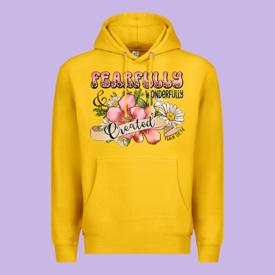 Fearfully And Wonderfully Created Premium Hoodie Designed By Jahusdesignshop