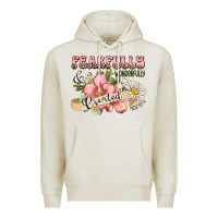 Oatmeal Heather fearfully and wonderfully created Premium Hoodie - JahusDesignShop