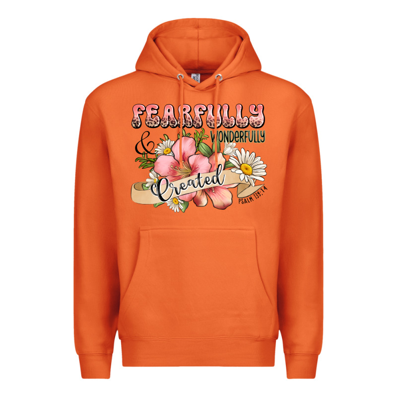 Fearfully And Wonderfully Created Premium Hoodie by JahusDesignShop | Teevron