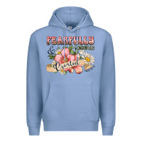 Colony Blue fearfully and wonderfully created Premium Hoodie - JahusDesignShop