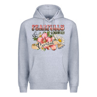 Heather Grey fearfully and wonderfully created Premium Hoodie - JahusDesignShop