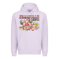 Lilac fearfully and wonderfully created Premium Hoodie - JahusDesignShop