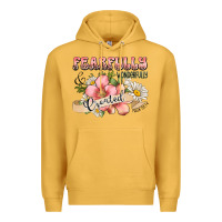 Mustard fearfully and wonderfully created Premium Hoodie - JahusDesignShop