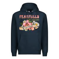 Navy fearfully and wonderfully created Premium Hoodie - JahusDesignShop