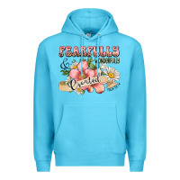 Ocean Blue fearfully and wonderfully created Premium Hoodie - JahusDesignShop