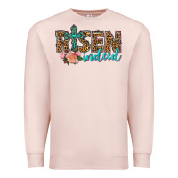 Pale Pink risen indeed Premium Sweatshirt - texasbilliewilder