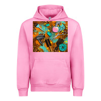 Fuchsia Pink hair tech Urban Hoodie - AdoDesignShop