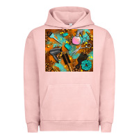 Pigment Salmon hair tech Urban Hoodie - AdoDesignShop