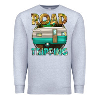 Heather Grey road tripping Premium Sweatshirt - texasbilliewilder