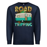 Navy road tripping Premium Sweatshirt - texasbilliewilder