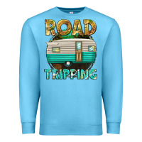Ocean Blue road tripping Premium Sweatshirt - texasbilliewilder