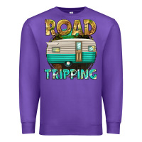 Purple road tripping Premium Sweatshirt - texasbilliewilder