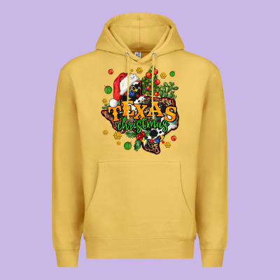 Texas Christmas Premium Hoodie Designed By Adodesignshop