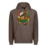 Coffee texas christmas Premium Hoodie - AdoDesignShop