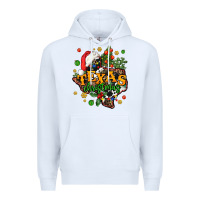 White texas christmas Premium Hoodie - AdoDesignShop