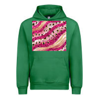 Emerald pink glitter Urban Hoodie - JahusDesignShop