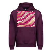 Mauve Wine pink glitter Urban Hoodie - JahusDesignShop