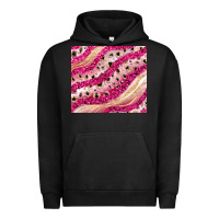 Pigment Black pink glitter Urban Hoodie - JahusDesignShop