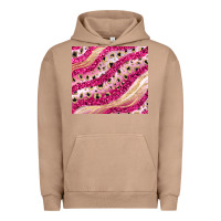 Pigment Burro pink glitter Urban Hoodie - JahusDesignShop