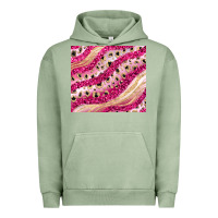Pigment Oil Green pink glitter Urban Hoodie - JahusDesignShop