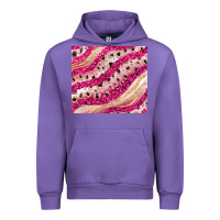 Tulip pink glitter Urban Hoodie - JahusDesignShop