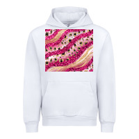 White pink glitter Urban Hoodie - JahusDesignShop