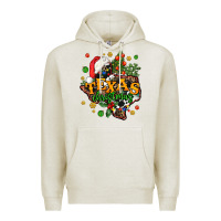 Oatmeal Heather texas christmas Premium Hoodie - AdoDesignShop