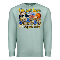 Seafoam im just here for the snacks sports sister Premium Sweatshirt - Zillion Design Studio