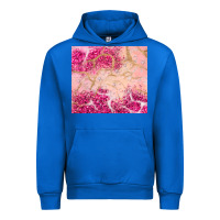 Cobalt pink glitter Urban Hoodie - JahusDesignShop