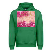 Emerald pink glitter Urban Hoodie - JahusDesignShop