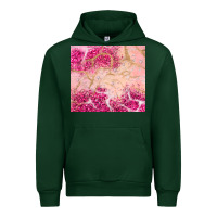 Forest Green pink glitter Urban Hoodie - JahusDesignShop