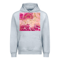 Heather Grey pink glitter Urban Hoodie - JahusDesignShop