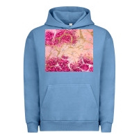 Pigment Pebble Blue pink glitter Urban Hoodie - JahusDesignShop