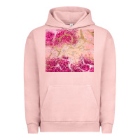 Pigment Salmon pink glitter Urban Hoodie - JahusDesignShop