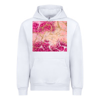 White pink glitter Urban Hoodie - JahusDesignShop