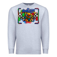 Heather Grey autism mom checkered flag Premium Sweatshirt - Zillion Design Studio