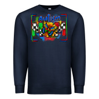 Navy autism mom checkered flag Premium Sweatshirt - Zillion Design Studio