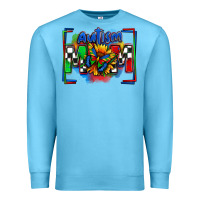 Ocean Blue autism mom checkered flag Premium Sweatshirt - Zillion Design Studio