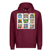 Burgundy autism Premium Hoodie - JahusDesignShop