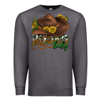 Charcoal Heather rodeo baby western Premium Sweatshirt - texasbilliewilder