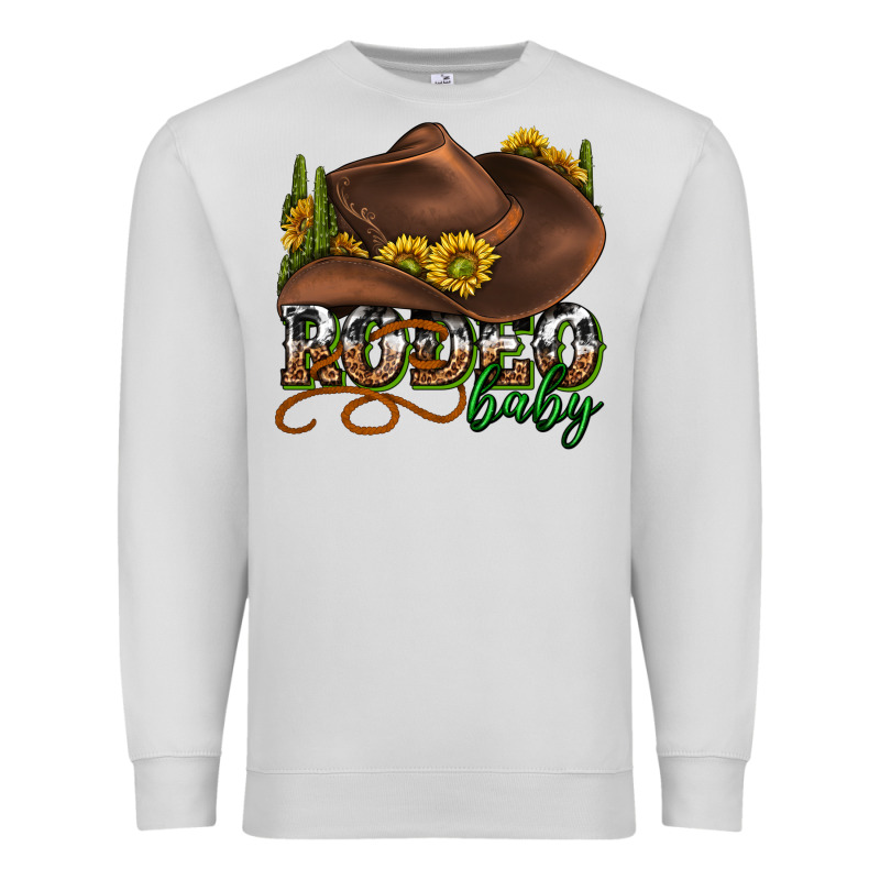 Rodeo Baby Western Premium Sweatshirt by texasbilliewilder | Teevron