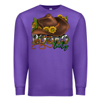 Purple rodeo baby western Premium Sweatshirt - texasbilliewilder
