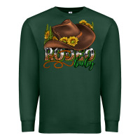 Sports Green rodeo baby western Premium Sweatshirt - texasbilliewilder