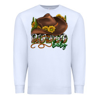 White rodeo baby western Premium Sweatshirt - texasbilliewilder