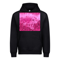 Black pink glitter Urban Hoodie - JahusDesignShop