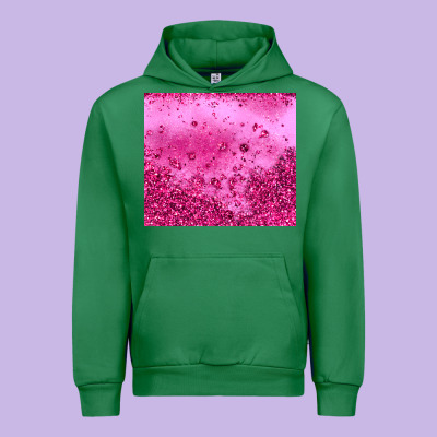 Pink Glitter Urban Hoodie Designed By Jahusdesignshop
