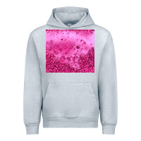 Heather Grey pink glitter Urban Hoodie - JahusDesignShop