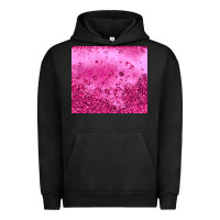 Pigment Black pink glitter Urban Hoodie - JahusDesignShop