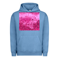 Pigment Pebble Blue pink glitter Urban Hoodie - JahusDesignShop