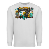 Dove Grey sewing life western Premium Sweatshirt - texasbilliewilder
